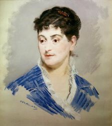 Portrait de Madame Emile Zola, ca 1879. Creator: Manet, Édouard (1832-1883)