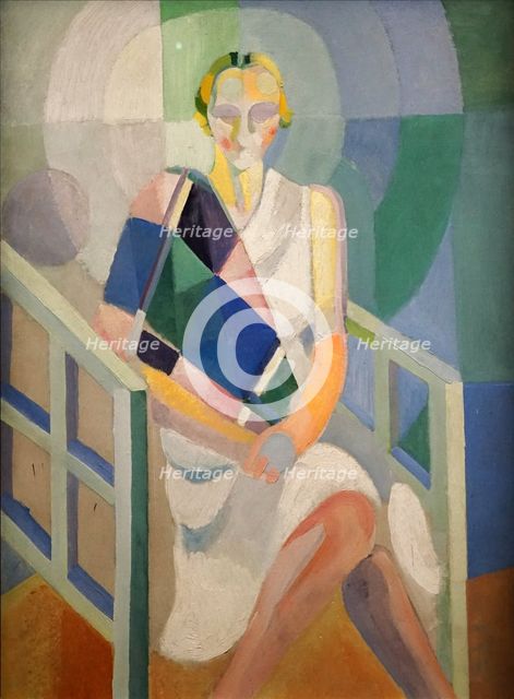 Portrait de Madame Heim, 1926-1927. Creator: Delaunay, Robert (1885-1941).