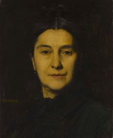 Portrait de Madame Herzog, 1875. Creator: Jean Jacques Henner