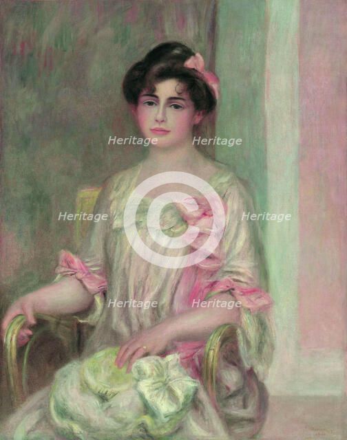 Portrait de Madame Josse Bernheim-Dauberville (née Mathilde Adler) , 1901. Creator: Renoir, Pierre Auguste (1841-1919).