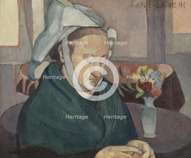 Portrait De Madame Lemasson, 1891. Creator: Emile Bernard.