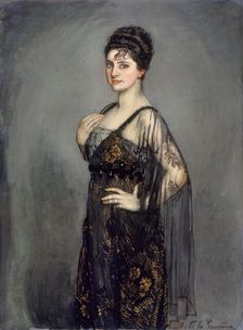 Portrait de Madame Louis Rosenau, c.1913. Creator: Antonio de La Gandara