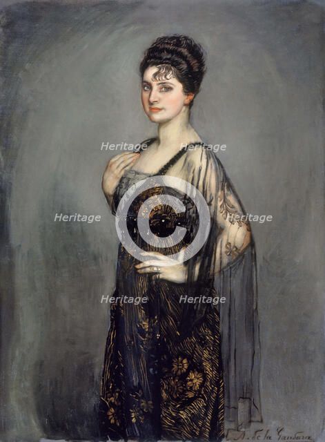 Portrait de Madame Louis Rosenau, c.1913. Creator: Antonio de La Gandara.