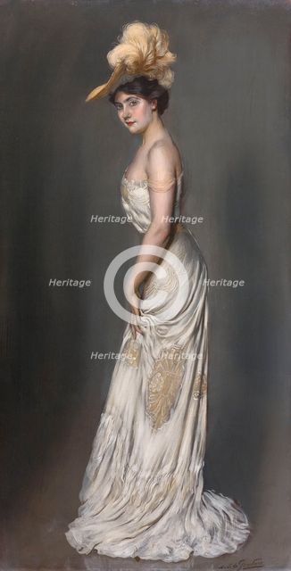 Portrait de madame René Préjelan, c.1903. Creator: Antonio de La Gandara.