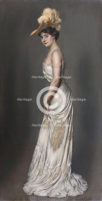 Portrait de madame René Préjelan, c.1903. Creator: Antonio de La Gandara.