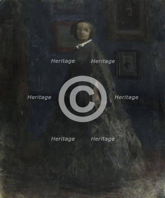 Portrait de Madame Victor Hugo. Creator: Georges-Victor Hugo.