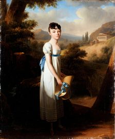 Portrait de Mademoiselle Athénaïs d'Albenas, 1807. Creator: Louis Leopold Boilly