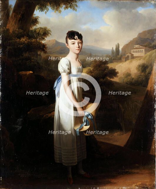 Portrait de Mademoiselle Athénaïs d'Albenas, 1807. Creator: Louis Leopold Boilly.