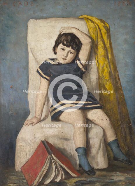 Portrait de Mademoiselle d’Adhémar, 1883. Creator: Henry Cros.