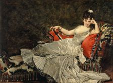 Portrait de Mademoiselle de Lancey, 05–1876. Creator: Charles Emile Auguste Carolus-Duran