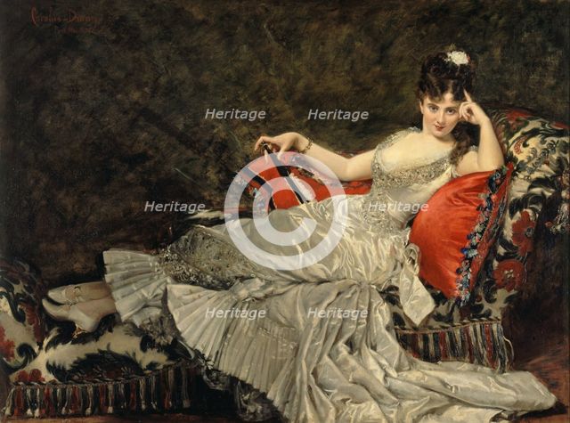 Portrait de Mademoiselle de Lancey, 05–1876. Creator: Charles Emile Auguste Carolus-Duran.