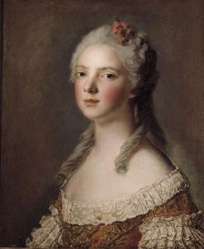 Portrait de Marie-Adélaïde de France, fille de Louis XV, dite Madame Adélaïde, c1750. Creator: Jean-Marc Nattier