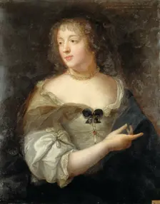 Portrait de Marie de Rabutin-Chantal, marquise de Sévigné (1626-1696), d'après le portrait..., 1898. Creator: Basile Lemeunier