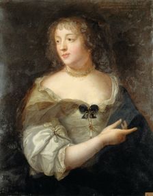 Portrait de Marie de Rabutin-Chantal, marquise de Sévigné (1626-1696), d'après le portrait..., 1898. Creator: Basile Lemeunier