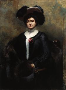 Portrait de Marie-Louise Cognacq, née Jay, 1903. Creator: Jeanne-Magdeleine Favier