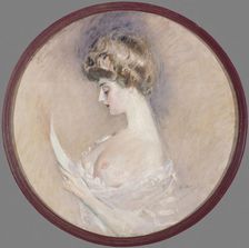 Portrait de Marthe Letellier, née Fourton, c1900. Creator: Paul Helleu