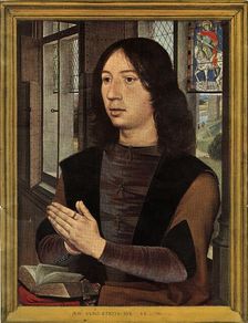 Portrait de Martin Van Nieuwenhowen 1478. Creator: Hans Memling