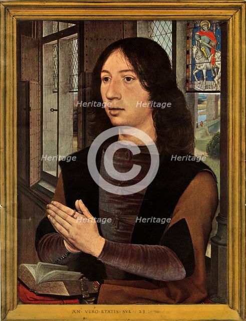 'Portrait de Martin Van Nieuwenhowen', 1478. Creator: Hans Memling.