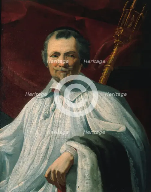 Portrait de Michel de Le Masle (1587-1662), chanoine de Notre-Dame de Paris, secrétaire de..., c1646 Creator: Simon Vouet.