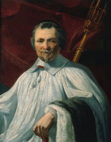 Portrait de Michel de Le Masle (1587-1662), chanoine de Notre-Dame de Paris, secrétaire de..., c1646 Creator: Simon Vouet