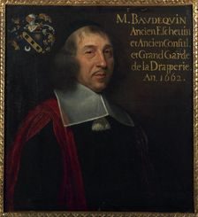 Portrait de Nicolas Baudequin, échevin de la Ville de Paris, 1662. Creator: Ecole Francaise