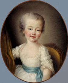 Portrait de petite fille en robe blanche, dite Alexandrine Lenormant d'Etiolles. Creator: Francois Hubert Drouais