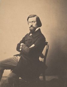 Portrait de Pitre-Chevalier, ca. 1853. Creator: Gustave Le Gray