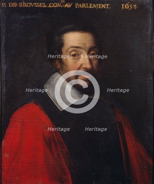 Portrait de Pierre Broussel (1576-1654), conseiller au parlement de Paris, 1653. Creator: Ecole Francaise.