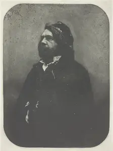 Portrait de Theophile Gautier d'apres Nadar, c. 1857, printed 1982. Creator: Charles Nègre