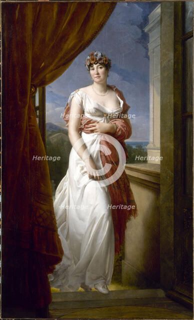 Portrait de Theresia Cabarrus (1773-1835), épouse Tallien, puis princesse de Caraman-Chimay, c1805. Creator: Francois Pascal Simon Gerard.