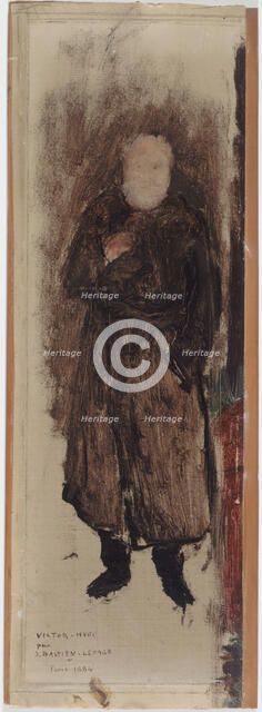 Portrait de Victor Hugo, 1884. Creator: Jules Bastien-Lepage.