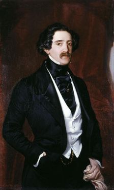 Portrait d'Edouard Caillard, 1847. Creator: Victor-Louis Mottez