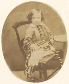 Portrait d'Enfant (Portrait of a Child), about 1853. Creator: Andre-Adolphe-Eugene Disderi