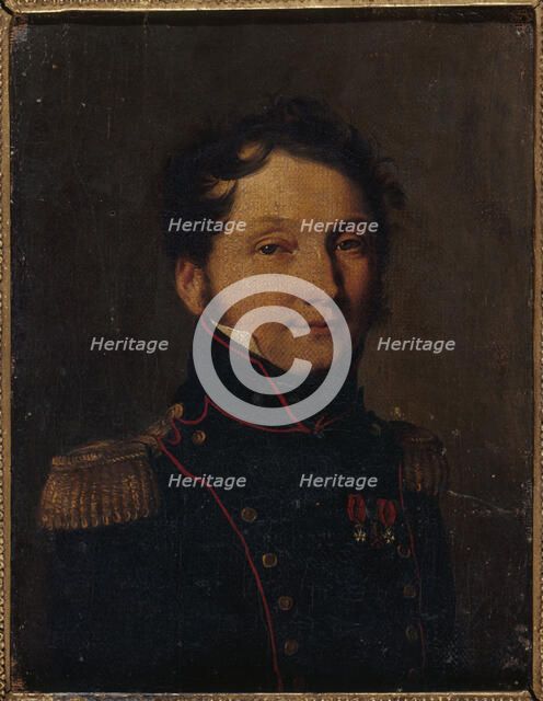 Portrait dit du capitaine Jules Raulin, 1810. Creator: Louis Leopold Boilly.