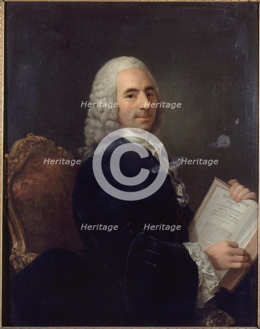 Portrait du docteur François Quesnay (1694-1774), médecin et économiste, after 1743. Creator: Ecole Francaise.