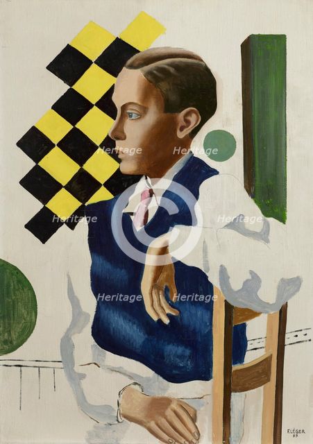 Portrait du fils Bignou, 1933. Creator: Léger, Fernand (1881-1955).