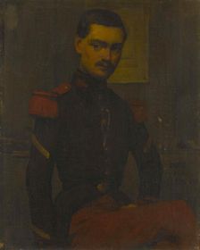 Portrait du Sergent Fourrier, 1852. Creator: Jean Jacques Henner