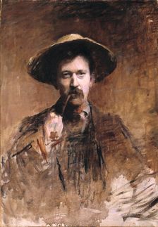Portrait du peintre par lui-meme, n.d. Creator: Frank Edwin Scott