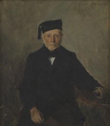 Portrait d'un vieillard, 1882. Creator: Louis Picard