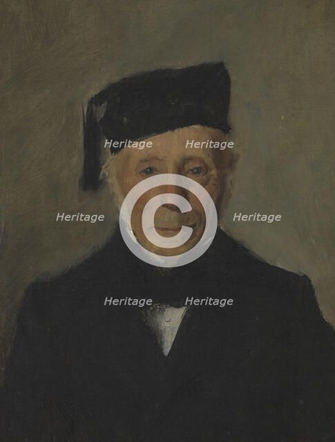 Portrait d'un vieillard, 1882. Creator: Louis Picard.