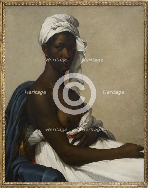 Portrait d'une femme noire, 1800. Creator: Benoist, Marie-Guillemine (1768-1826).