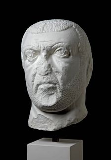 Portrait head of tetrarchic period, from Alba Fucens, 290-310