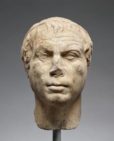 Portrait Head of a Man, 75-50 B.C. Creator: Unknown