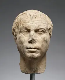 Portrait Head of a Man, 75-50 BC. Creator: Unknown