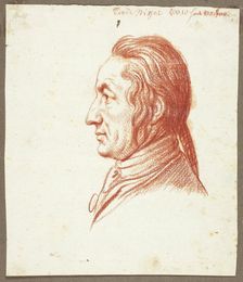Portrait Head of a Man in Profile, n.d. Creator: Daniel Nikolaus Chodowiecki