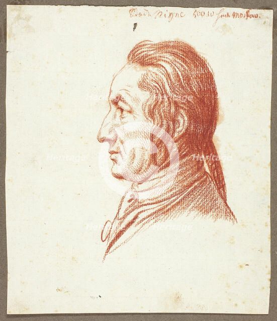 Portrait Head of a Man in Profile, n.d. Creator: Daniel Nikolaus Chodowiecki.