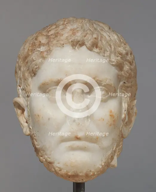Portrait Head of a Man, mid-3rd century A.D. Creator: Unknown.