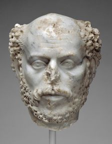 Portrait Head of a Balding Man, about A.D. 240. Creator: Unknown