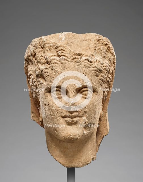 Portrait Head of a Female Figure, about 4th century B.C. Creator: Unknown.