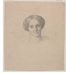 Portrait Head of a Woman, 1800s. Creator: Jean-Léon Gérôme (French, 1824-1904)